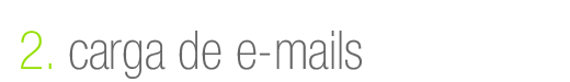 carga de e-mails