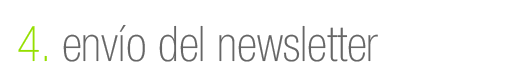 envío de newsletter